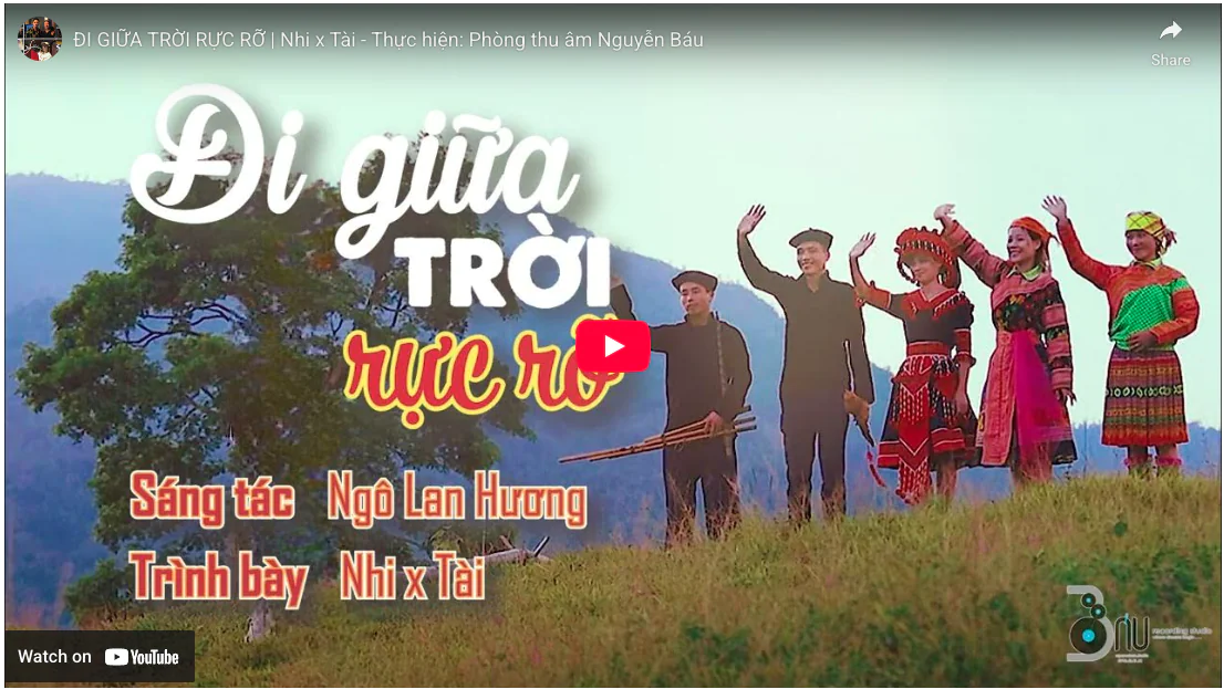 Thu Âm Tốp Ca -  Đi Giữa Trời Rực Rỡ - Song Ca
